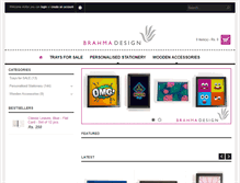 Tablet Screenshot of brahmadesign.com